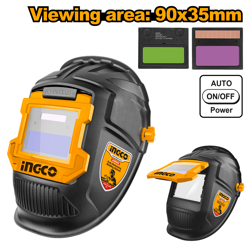 Ingco Auto-darkening welding helmet AHM009