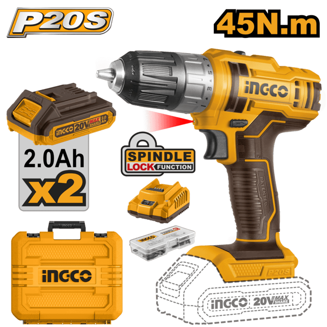 Ingco Lithium-Ion cordless drill CDLI200528