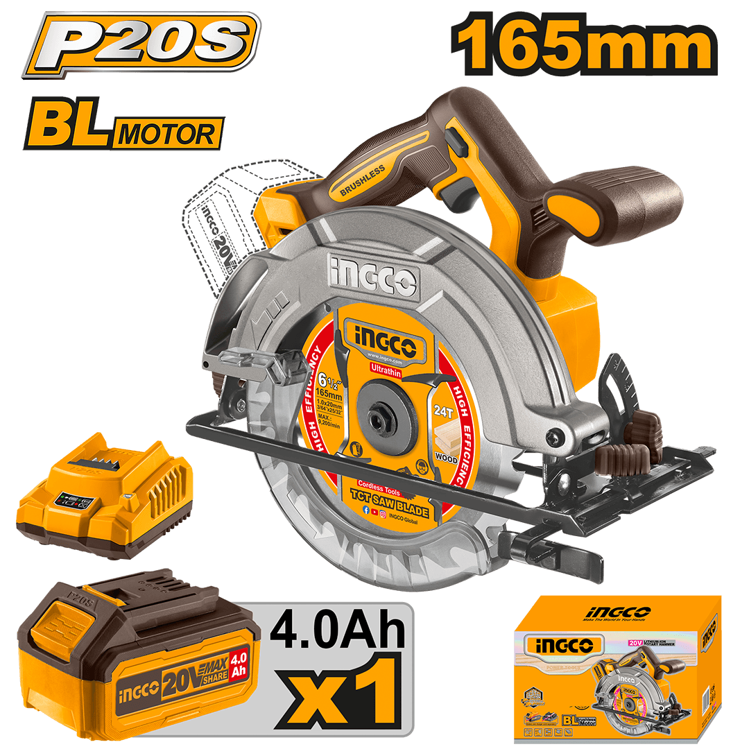 Ingco Cordless circular saw CSLI16521