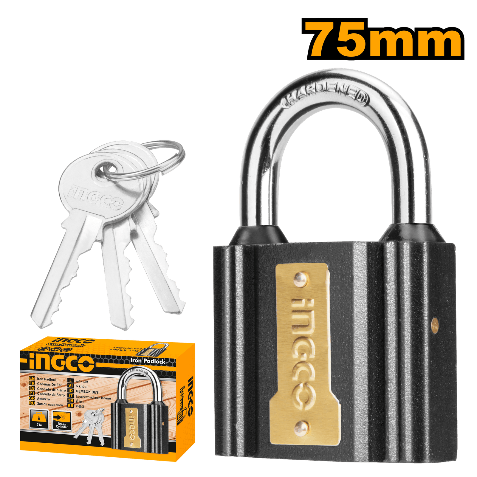 Ingco Iron Padlock 75mm DIPL0701
