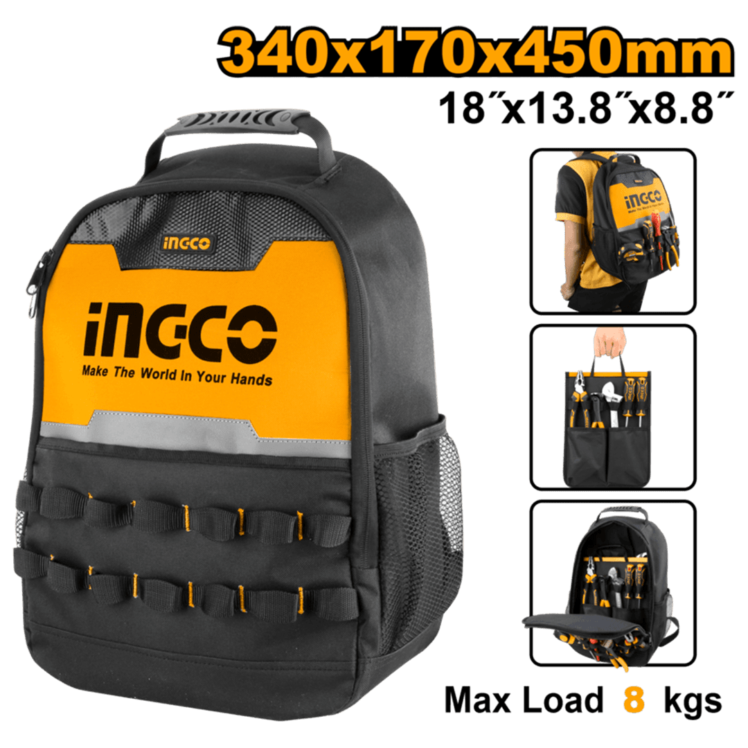 HBP0101.png Ingco Tools backpack HBP0101 - Image 1