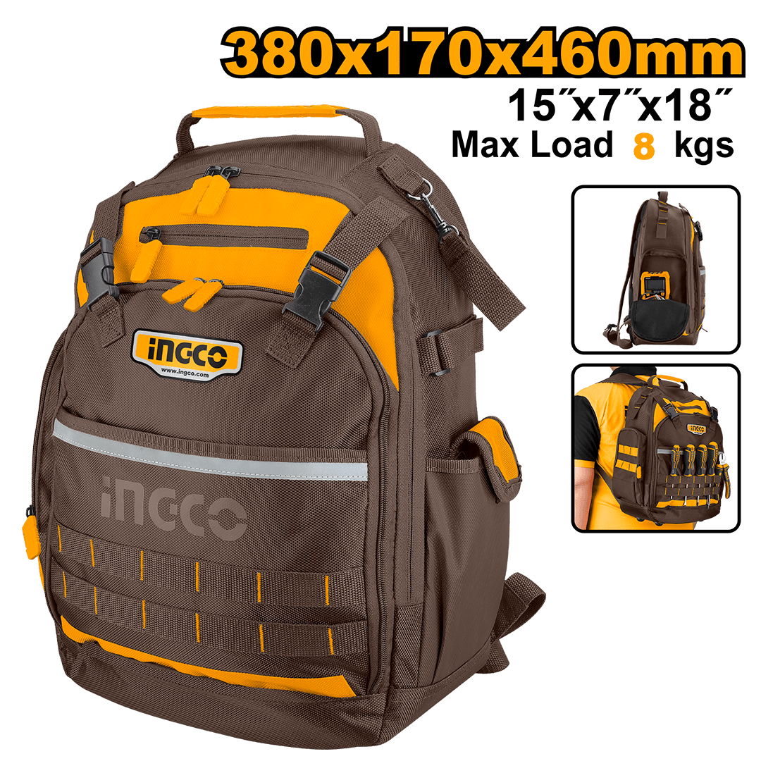 HBP01028.png Ingco Tools backpack HBP01028 - Image 1