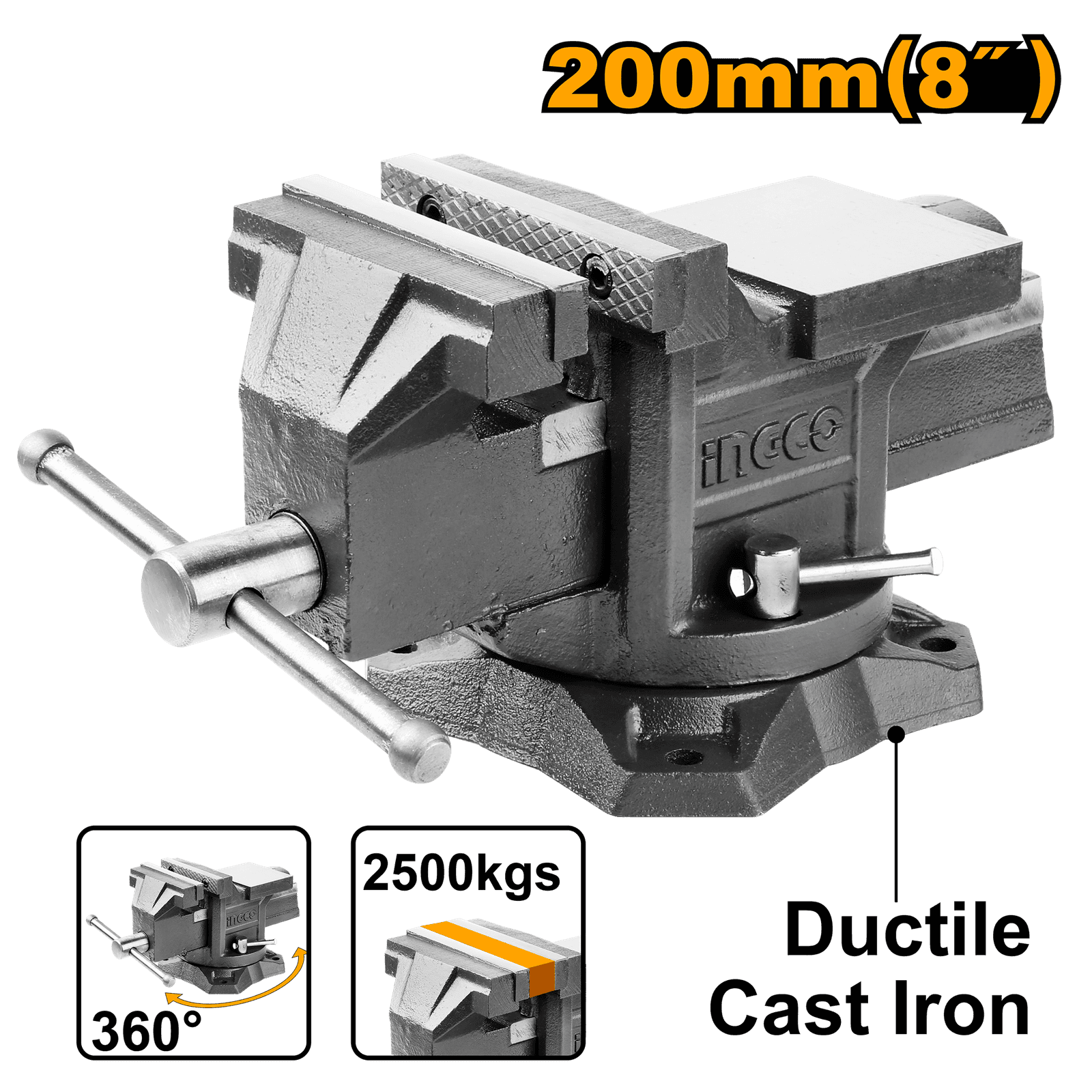 Ingco Bench Vice 8" HBV088