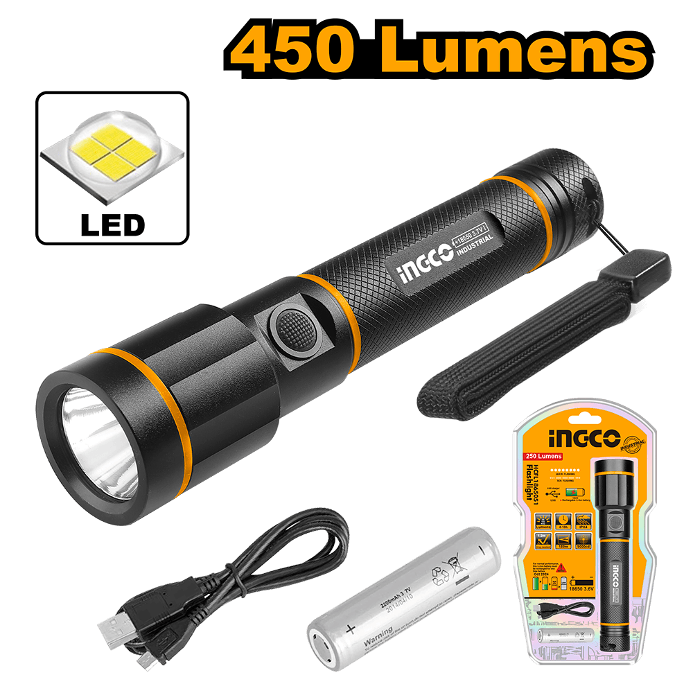 HCFL1865051.png Ingco Flashlight HCFL1865051 - Image 1
