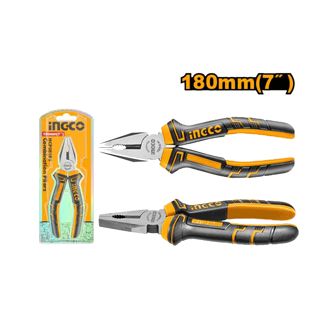 Ingco Combination Pliers 7"/180mm HCP08188
