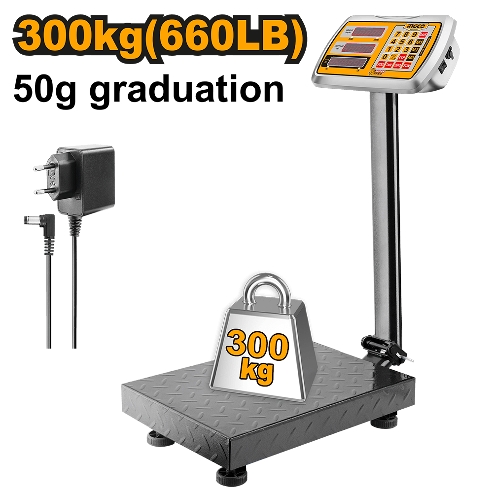 HESA33003.png Ingco Electronic Scale HESA33003 - Image 1