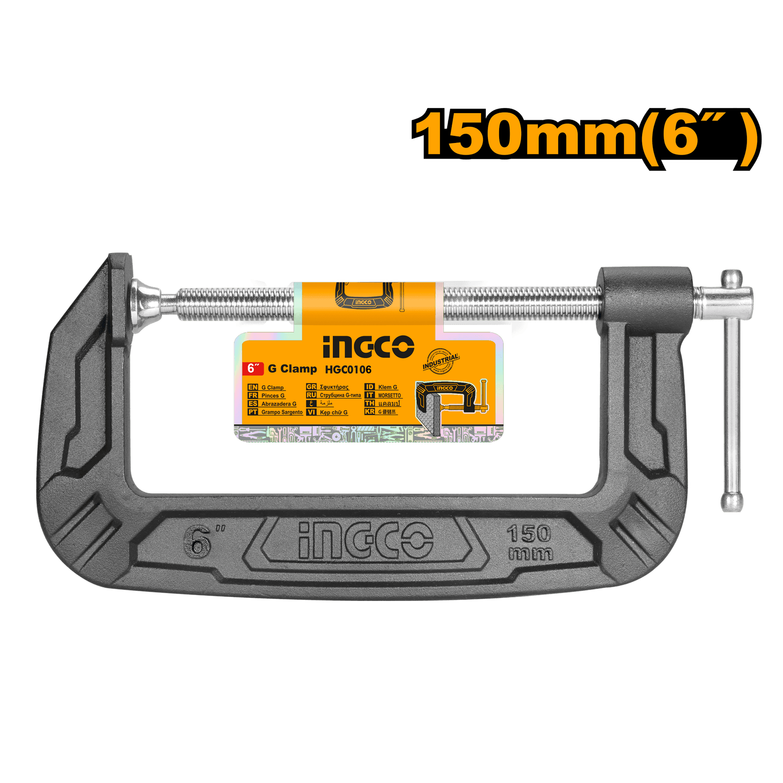Ingco G Clamp 6"/150mm HGC0106