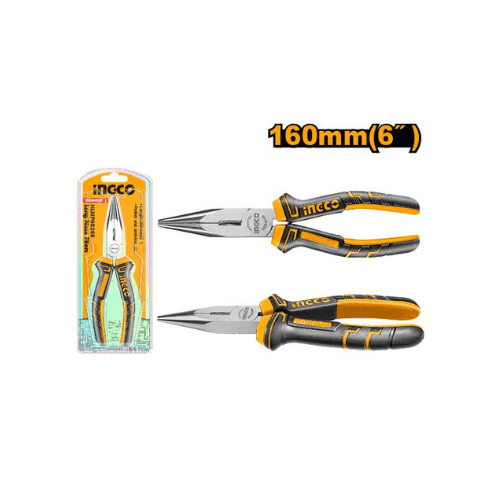 Ingco Long Nose Plier 6"/160mm HLNP08160