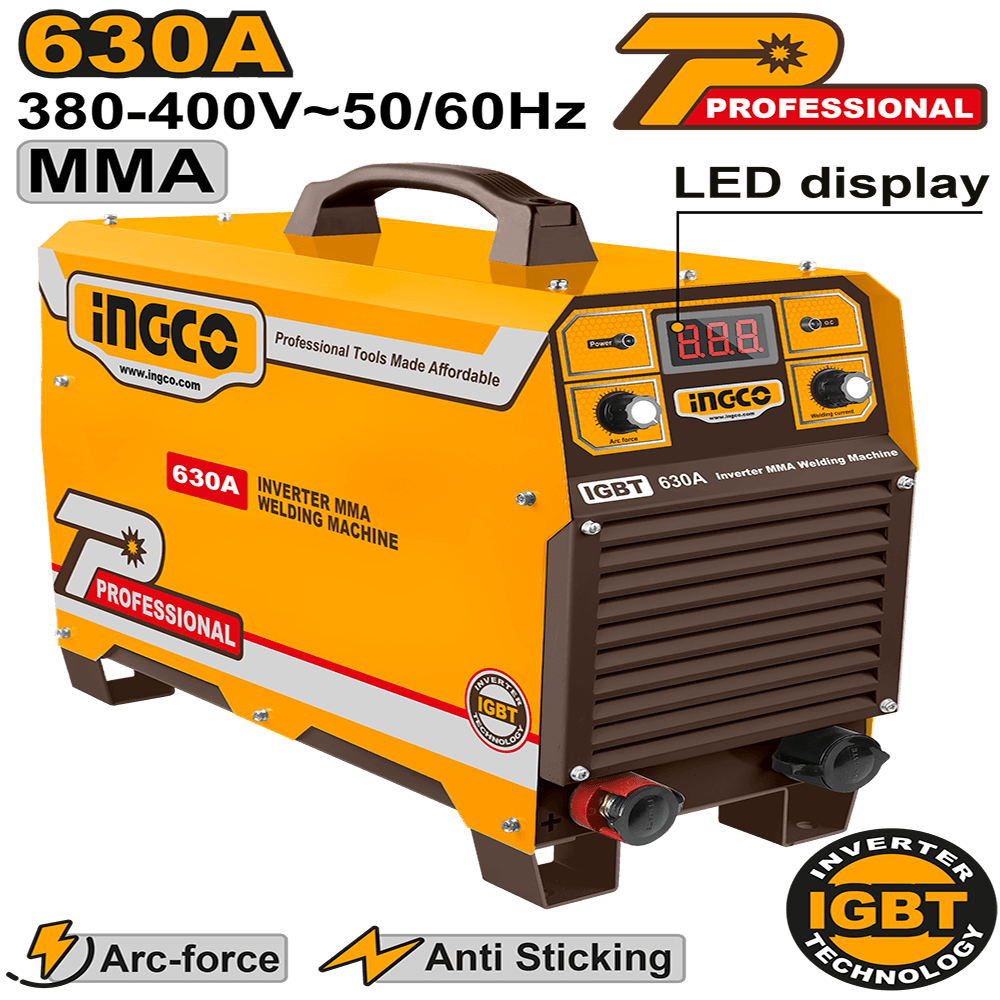 Ingco Inverter MMA welding machine ING-MMA6308