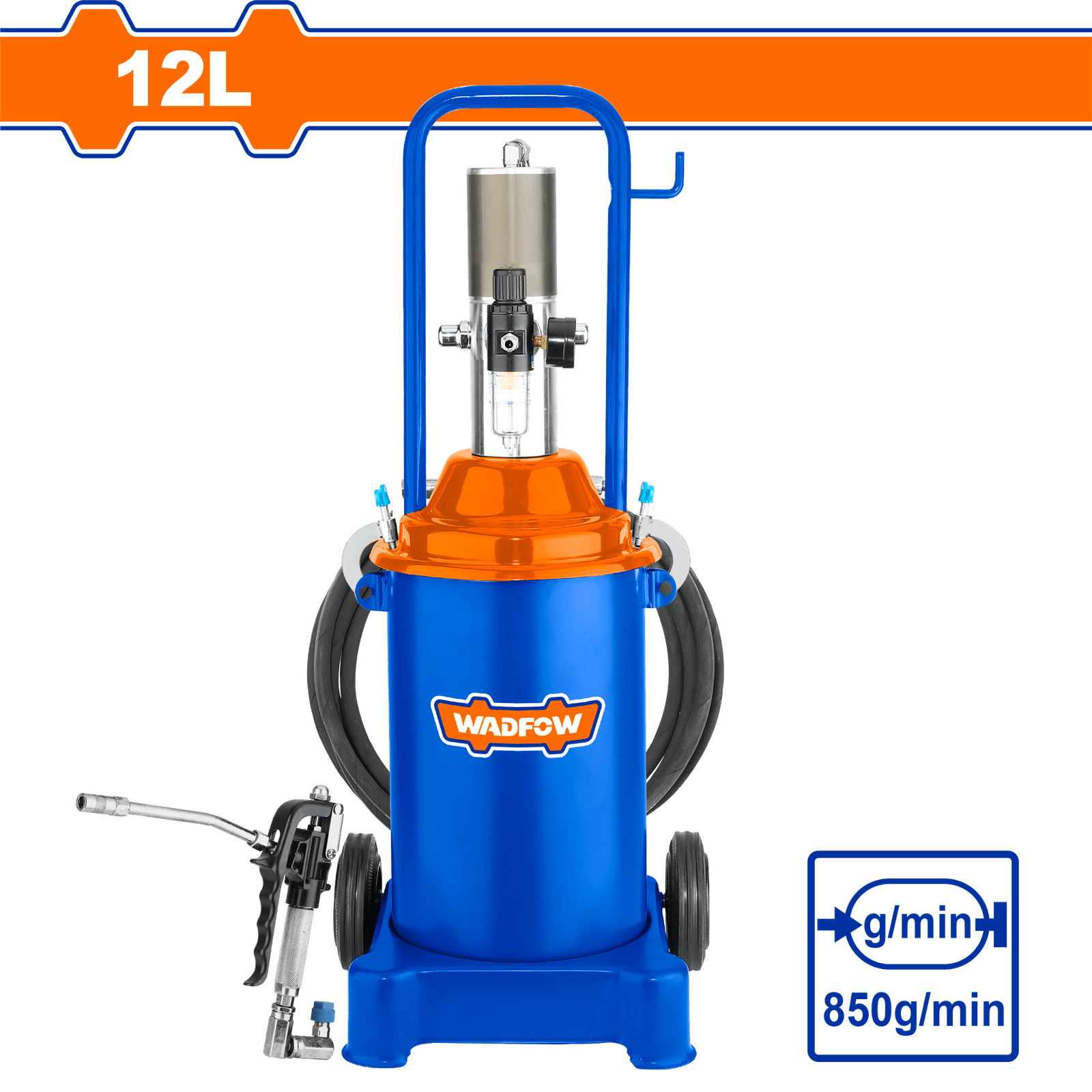 Wadfow Air grease lubricator Capacity: 12L WAL1A12