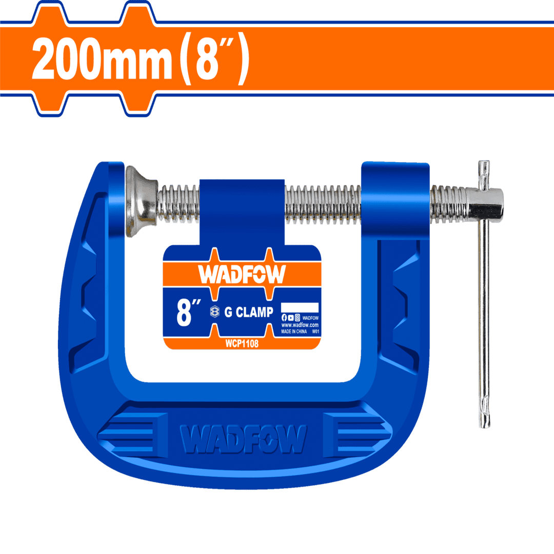 Wadfow G clamp Size:8"/200mm WCP1108