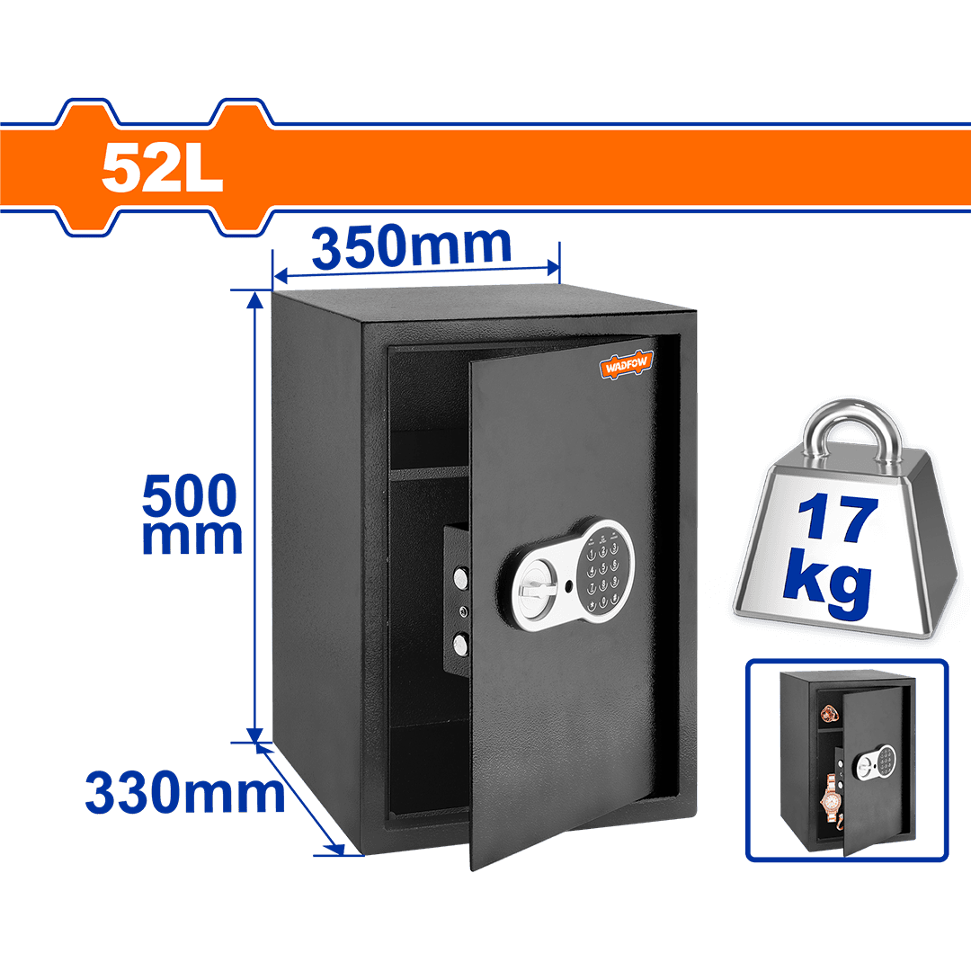 WEB1550.png Wadfow Electronic safe WEB1550 - Image 1