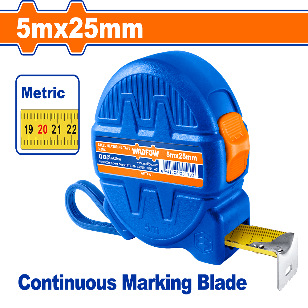 Wadfow Steel Measuring Tape WMT4331
