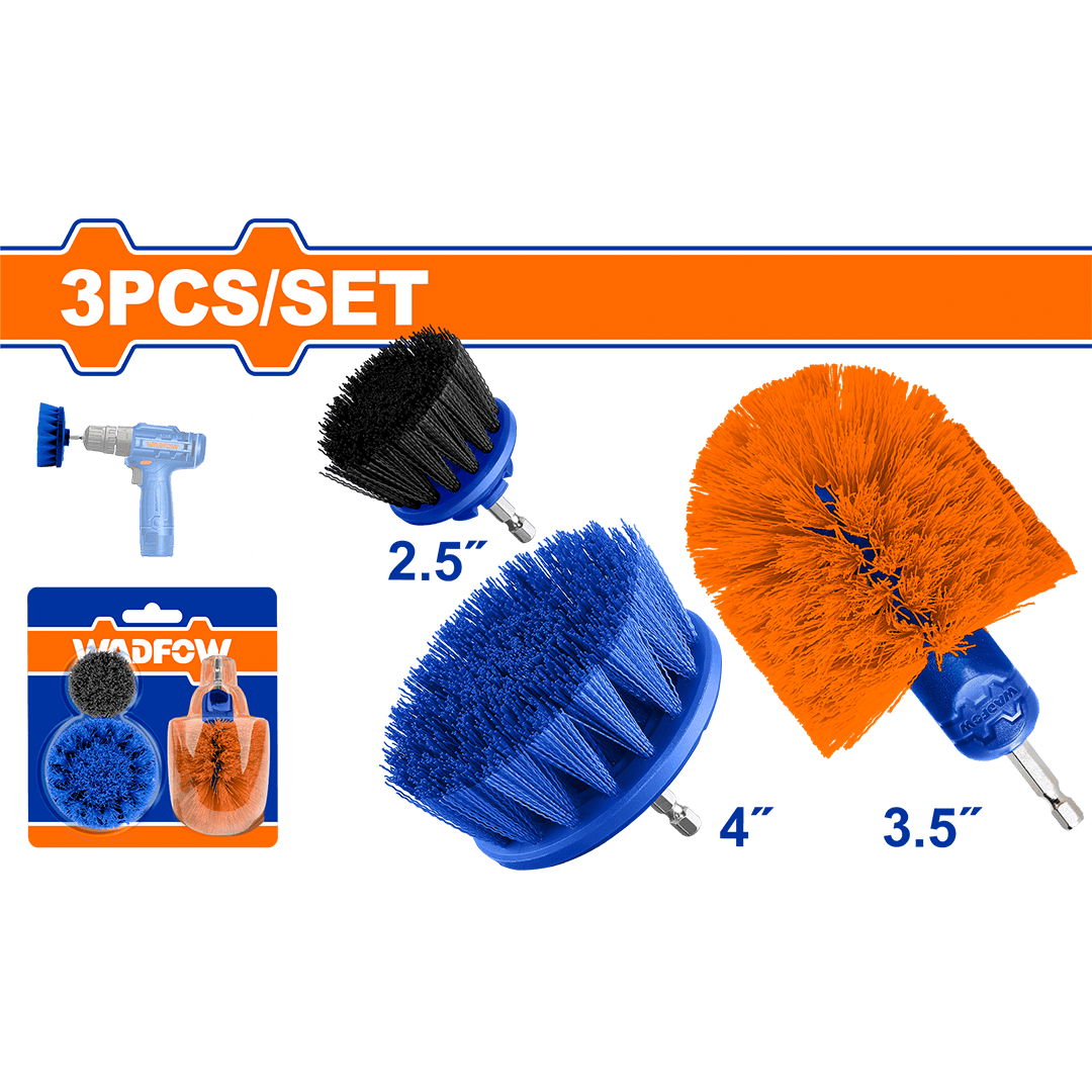 WND5401.png Wadfow 3 Pcs Multipurpose brush set WND5401 - Image 1