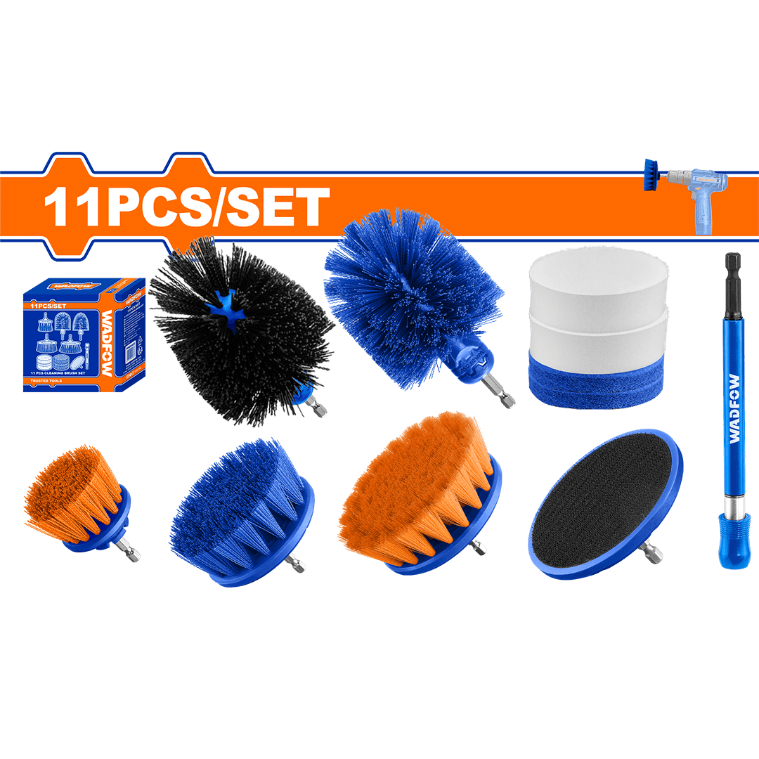 Wadfow 11 Pcs Cleaning brush set WND5403