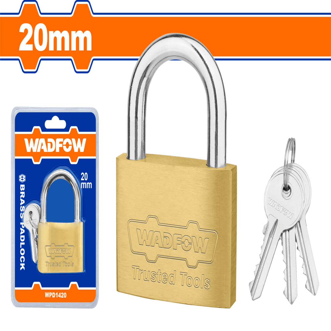 Wadfow Brass padlock Size:20mm Material:brass Weight:32g WPD1420