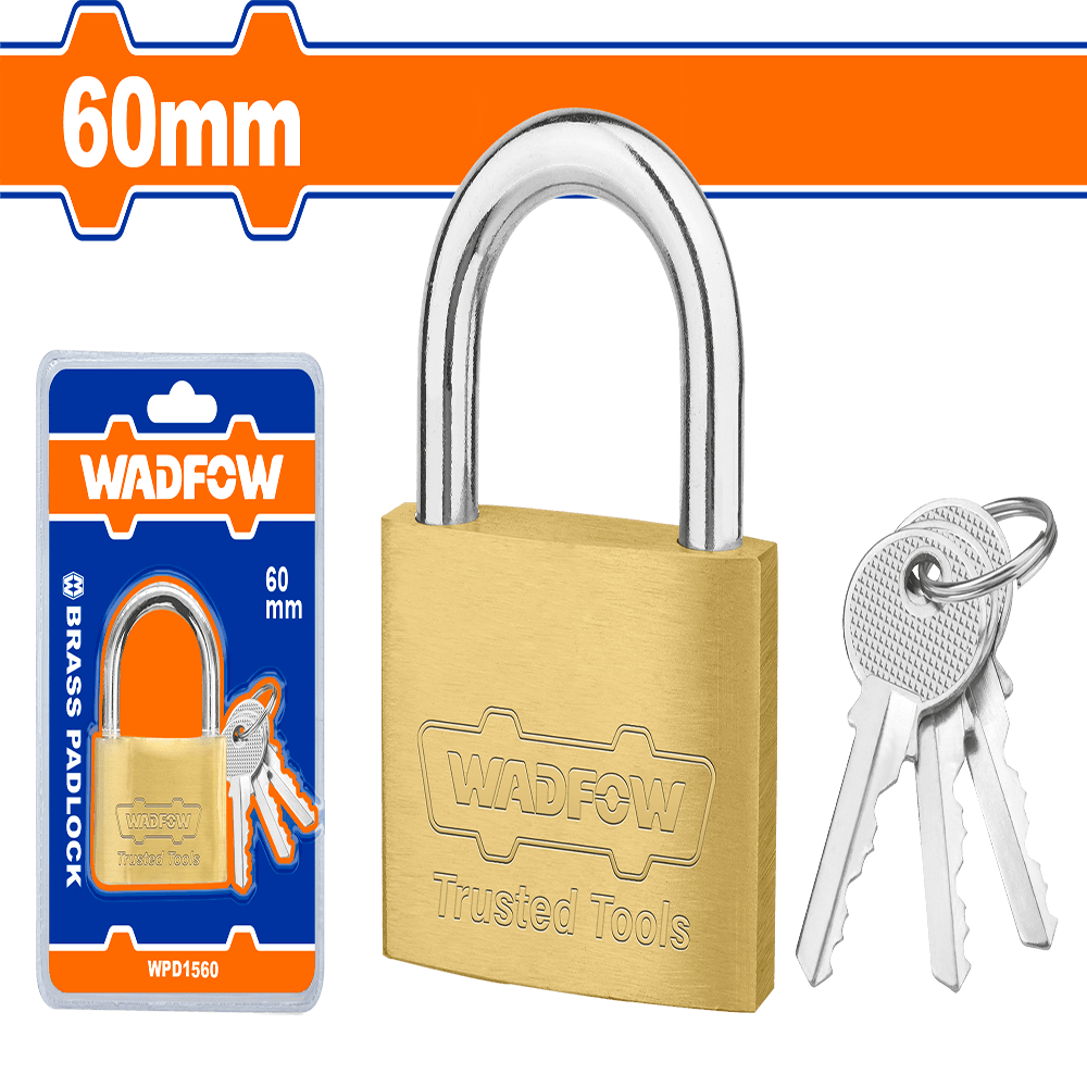 WPD1460.png Wadfow Brass padlock WPD1460 - Image 1