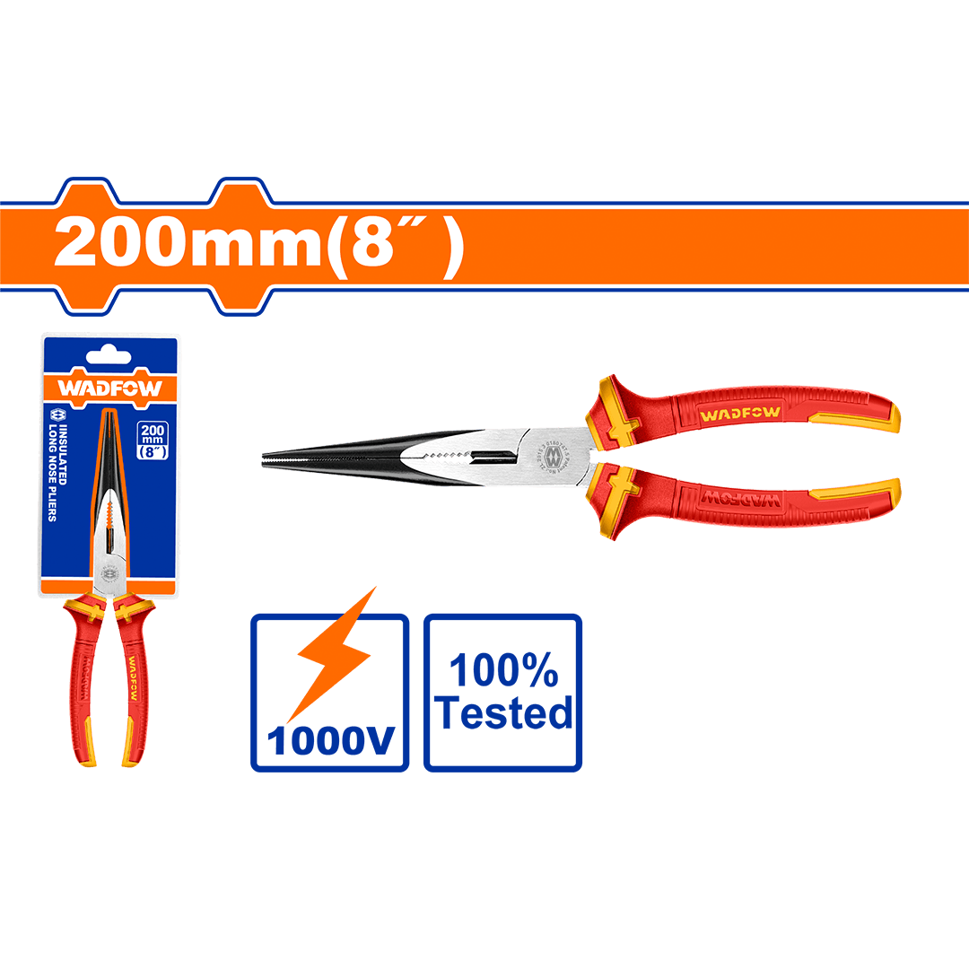 Wadfow Insulated long nose pliers WPL2938