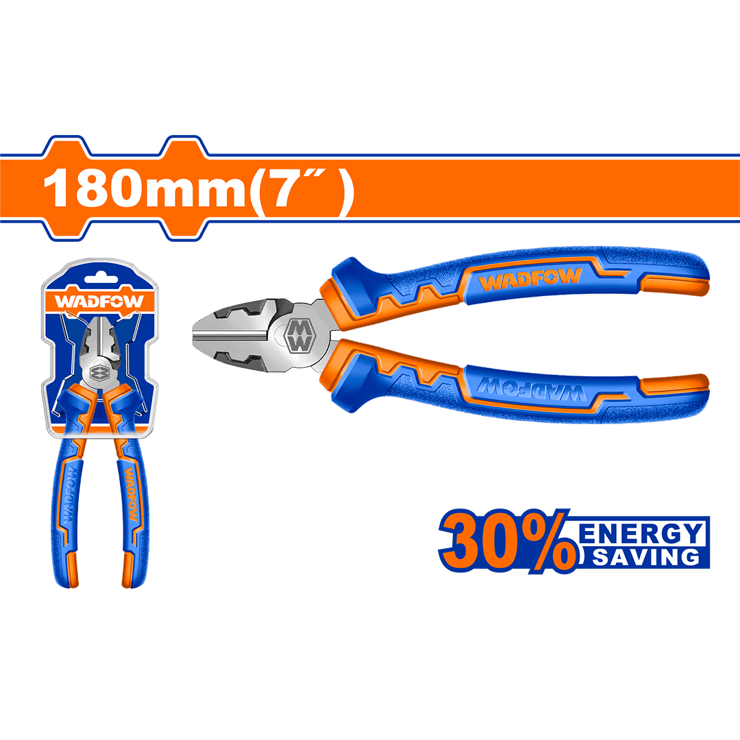 Wadfow High leverage diagonal cutting pliers WPL3717