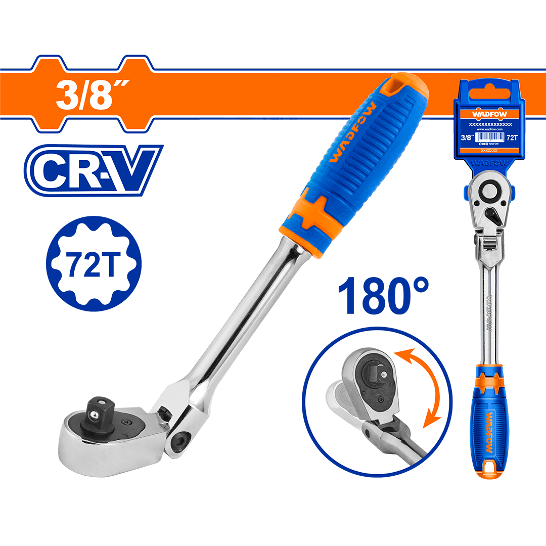 Wadfow 3/8" Dr. Flex head ratchet WRW4238