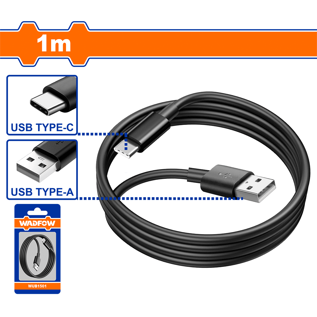 Wadfow USB type-A to type-C cable WUB1501