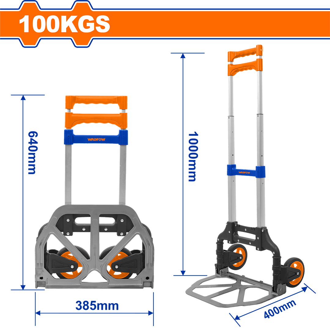 WWB8A10.png Wadfow Foldable hand truck WWB8A10 - Image 1