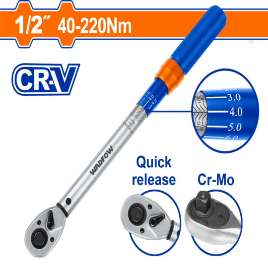 Wadfow Preset torque wrench WWQ1D12