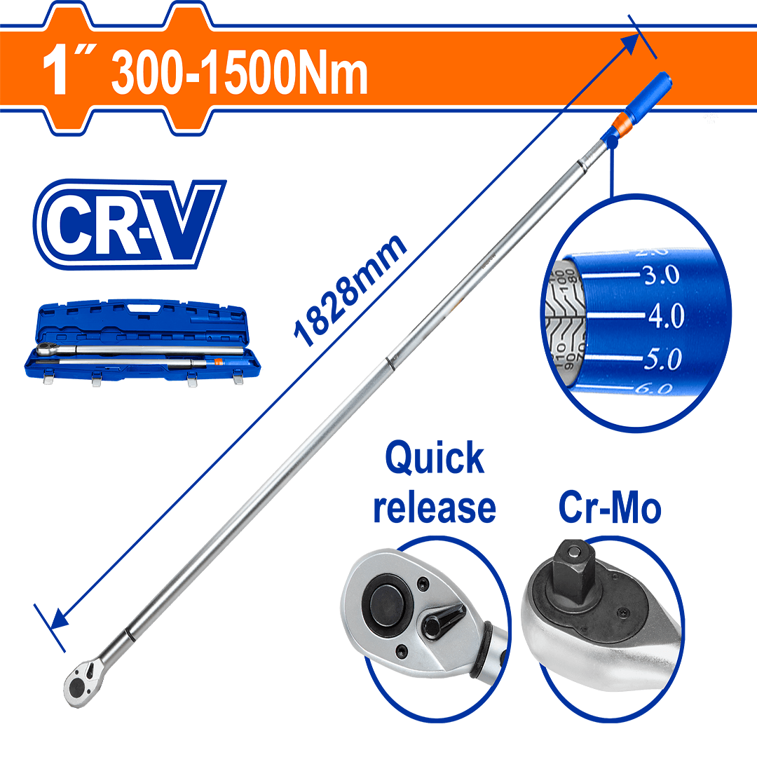 Wadfow Preset torque wrench WWQ1D30