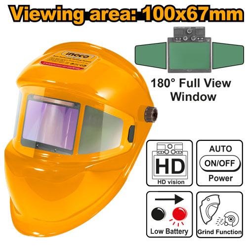 Ingco Auto-darkening welding helmet AHM006
