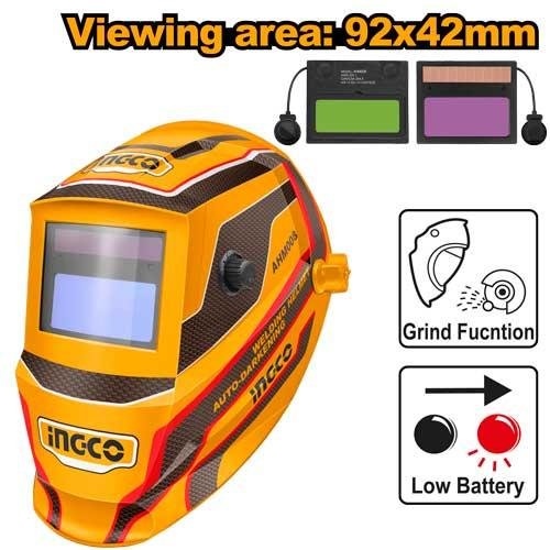 Ingco Auto-darkening welding helmet AHM008