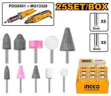 Ingco Accessories for die grinder and mini grinder AKB1001