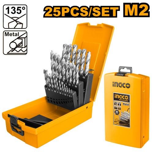 Ingco 25Pcs HSS drill bits set AKD1251