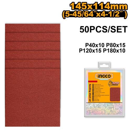 Ingco Sanding sheet set AKFS1401021