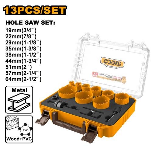 Ingco Bi-metal hole saw set AKH0132