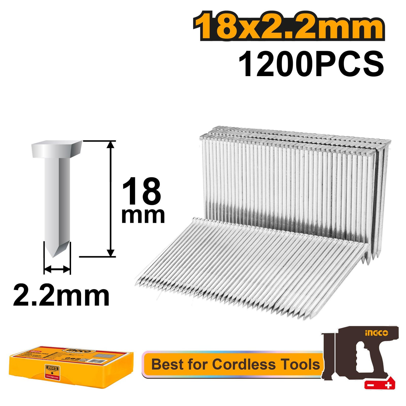 Ingco Concrete nail ANA12018