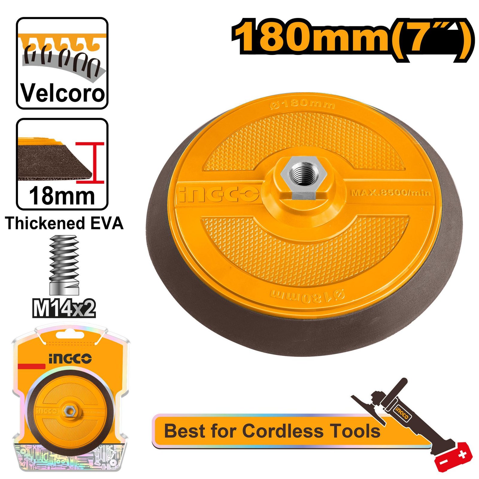 Ingco Polishing pad with flange APP18051
