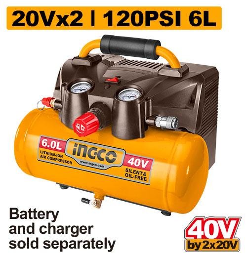 Ingco Cordless air compressor CACLI2003