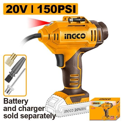Ingco Cordless auto air compressor CACLI2018