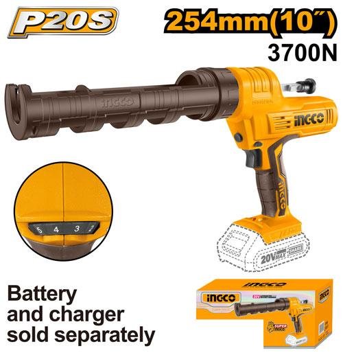 Ingco Cordless caulking gun CCGLI2001