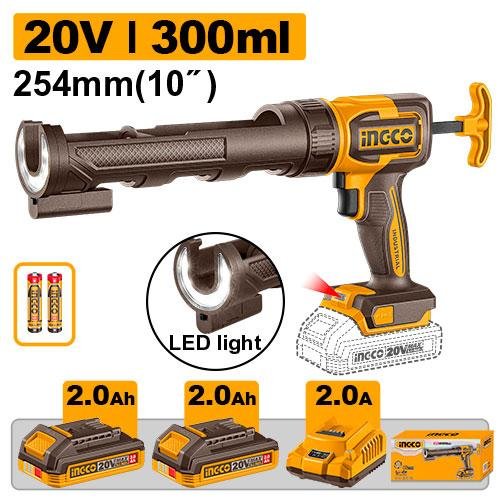Ingco Cordless caulking gun CCGLI20021