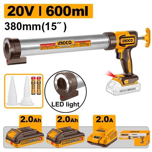 Ingco Cordless caulking gun CCGLI20031