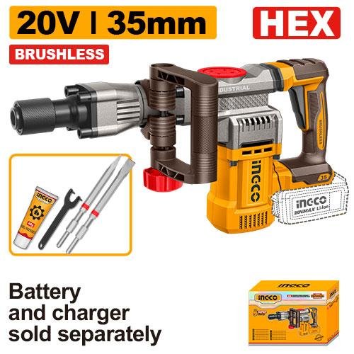 Ingco Cordless demolition breaker CDBLI20358