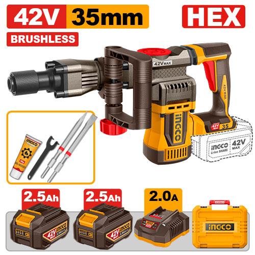 Ingco Cordless demolition breaker CDBLI423582