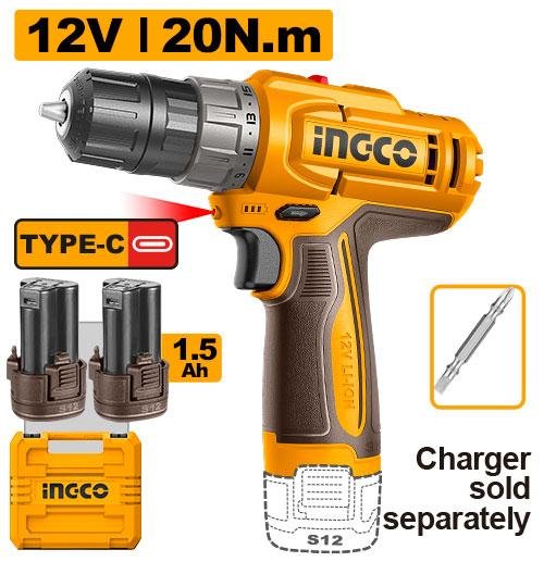 Ingco Cordless drill CDLI12206