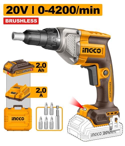 Ingco Cordless drywall screwdriver CDSLI204281