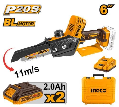 Ingco Cordless mini chain saw CGSLI20686
