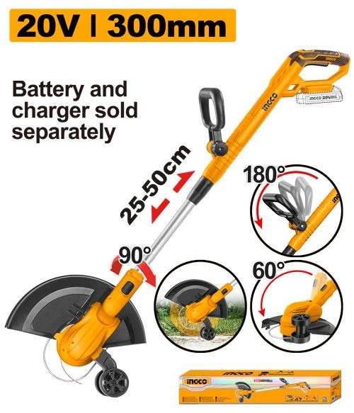 Ingco Cordless grass trimmer CGTLI20328