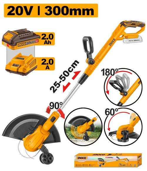 Ingco Cordless grass trimmer CGTLI203285
