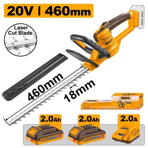 Ingco Cordless hedge trimmer CHTLI20462