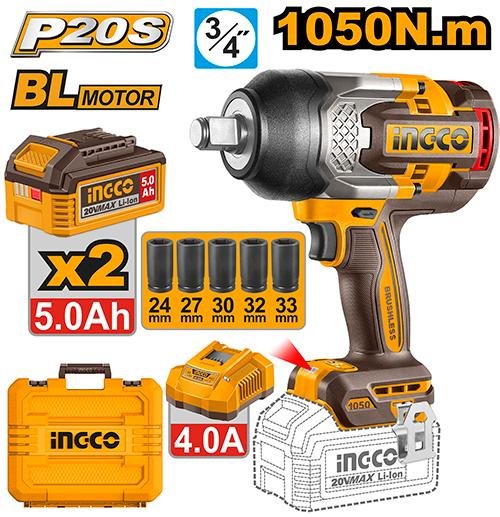 Ingco Cordless impact wrench CIWLI20105